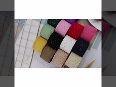 5 size corduroy lace hot stamping dot ribbon ribbon 38mm bow DIY handmade accessories candy packagin