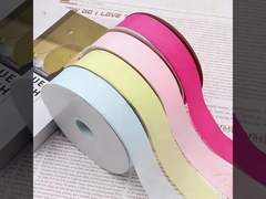 Manufacturer's spot 3.8cm100 multi-color ribbed tape wholesale clothing accessories home textile gif