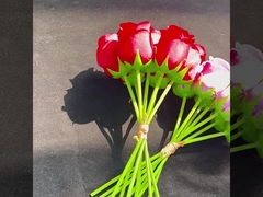 Wholesale of 7-head simulated roses, imperial rose hand-held rose bouquets for home, hotel, wedding 