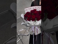 Polyamine waterproof bouquet paper mirror art paper flower packaging paper