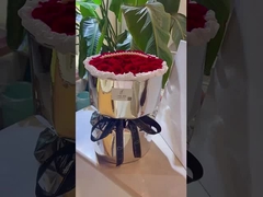 Mirror-finished flower wrapping paper, silver glossy paper, waterproof thickened cellophane, diy mat