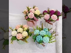 Wholesale of artificial flowers, hydrangea potted plants, decorative items for living rooms and dini