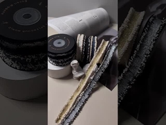 Korean multi-color ribbon with small fragrant floral edges, fur and rough edges, clothing accessorie