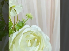 Simulated rose bouquet, silk flower, plastic flower, fake flower, single branch living room decorati