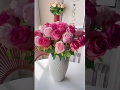 Rose simulation flower silk flower 2022 new bouquet plastic flower arrangement decoration living roo