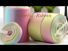 Meisida single-sided ribbon rainbow rainbow rainbow ribbon ribbon ribbon ribbon cake packaging ribbo