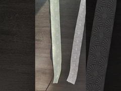 2.5cm Chinese traditional pattern fish scale pattern ribbon flower packaging souvenir decoration mat