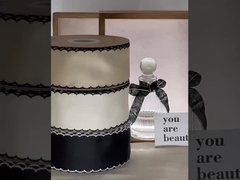 Korean matte small fragrance woven ribbon 5cm birthday ribbon Christmas handmade DIY bow Semi finish
