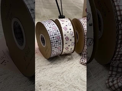 4.0cm Cute Cartoon Anime Printed Ribbon Gift Box Packaging Bow DIY Children's Cake Decorative ribbon