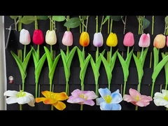 Cross-border bestseller PU tulip artificial flowers, Amazon wedding bouquet decoration, living room 