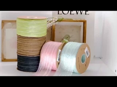 Korean style premium two-color sparkling vertical wrinkled snow gauze belt