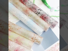 Pinellia cellophane, a fresh and trendy waterproof opp, is a wrapping paper for flower arrangements 