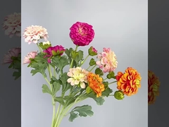 Simulated flower, hibiscus flower, hand feel moisturizing flower, living room dining table flower ar