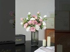 Bionic charred rose, artificial flower, high-end living room and dining table flower, bouquet decora