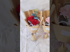 Artificial rose single bar soap bouquet, carnation everlasting flower, festival gift decoration