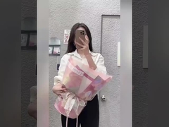 Jelly film series waterproof wrapping paper for flower bouquets, candy wrapping paper, and ins solid