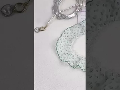 Small floral plaid skirt edge woven tape