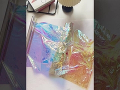 Colorful film flower wrapping paper, pearlescent paper, laser rainbow, transparent seven-color candy