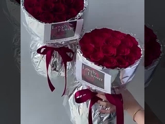 Silver mirror flower wrapping paper, reflective mirror surface paper, PVC tin film, water ripple cre