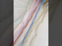 1cm wave edge yarn ribbon flower bouquet floral tie baking DIY handmade floral packaging materials