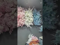 Full Sky with Leaves, Starry Green Plants, Simulated Flowers, Maple Leaves, Wedding Decoration, Hone