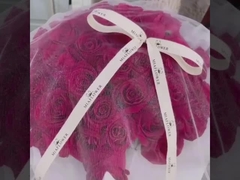 Factory direct sales of light luxury series double-sided golden paper flower materials, Korean-style