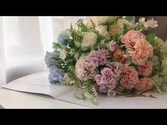 Carnation simulation flower Spring color series Small handle flower Mother's Day fake flower Fresh s