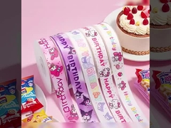 International Children's Day Cartoon printed ribbon