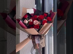 New Tide Paper Thick Matte Film Floral Flower Packaging Paper