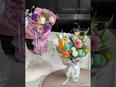 Flower Festival Leaf Texture Flower Packaging Paper