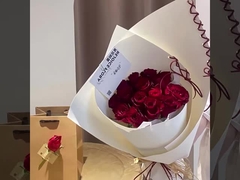 Internet celebrity ballet style DIY floral flower wrapping paper