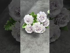 Simulated 7-head hibiscus rose bouquet home decoration wedding scene decoration cross-border handmad