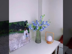 Artificial flowers, flocking, Phalaenopsis, artificial flowers, silk flowers, home display flowers