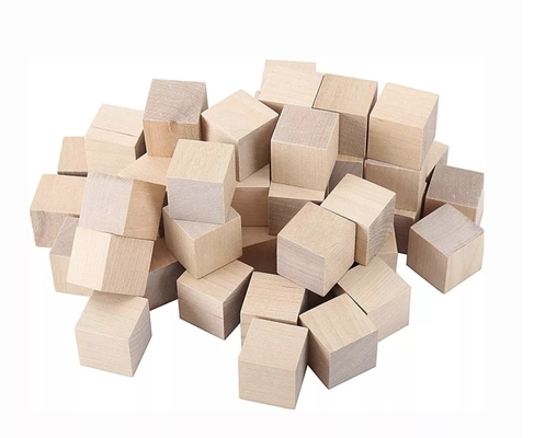 Art Toy Handmade DIY Hardwood Wooden Activity Cube For Crafts Puzzles Making