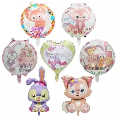 Wholesal Cartoon Stellalou Lina Bell Duffy Foil Balloons Globos For Birthday Party Decoration Kids Toy Balloon