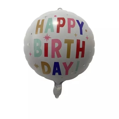 Wholesal Competitive Price 18 Inch Round Balloons Happy Birthday Decorative Foil Balloons