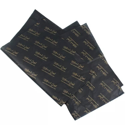 Custom Gold Brand Logo Printing Gift Wrapping Tissue Paper For Packing