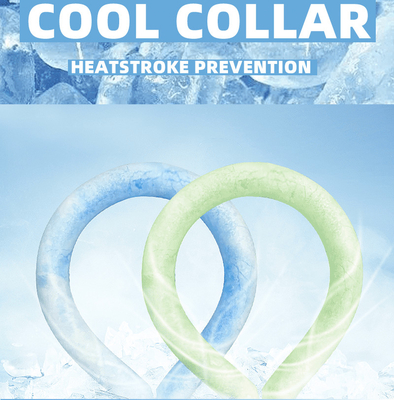 Reusable Frozen Neck Cooler Hands Free PCM Cooling Neck Ring Custom Logo
