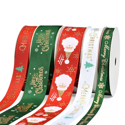FAMOUS Christmas Ribbon Gifts Tapes Webbing Wholesale Satin With Logo Party Home Decora Ornaments