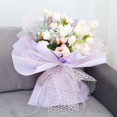 Elegant Wedding Decorative Artificial Flower Plastic Material