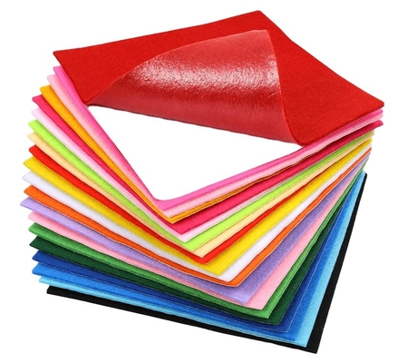 200gsm Self Adhesive Felt Fabric Sheet 100% Polyester Roll With Glue