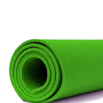 100% Polyester Felt Fabric Roll Waterproof Sustainable Green 1mm