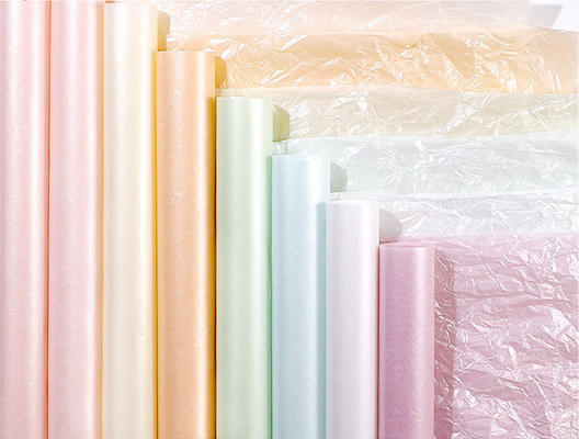 Good price Luxurious Florist Wrapping Paper With Paper And Plastic Material In Many Designs online