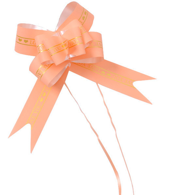Good price Printed Love You Hampers Gift Organza Pull Bow Ribbon 5cm X 75cm online