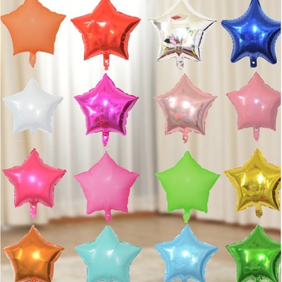 Good price 18 Inch Pentagram Aluminum Film Balloon Party Decoration Scene Setting online