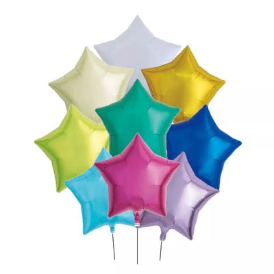 Buy Wholesal Premium attractive multi-color party helium gas 18inch star foil balloon online manufacture