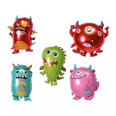 Buy Wholesal New Cartoon Alien Little Monster Balloon Kids Gifts Toy Children's Birthday Party Decoration Foil Balloons online manufacture