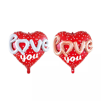 Good price Heart Shaped Party Foil Balloon for Valentine'S Day Celebration Wedding Room online