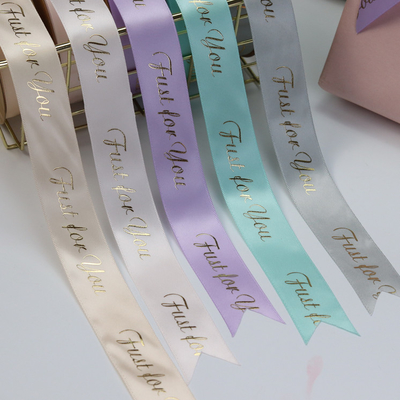 Buy Printing Bouquet Flower Polyester Grosgrain Ribbon Cake Handmade DIY Satin Ribbon online manufacture