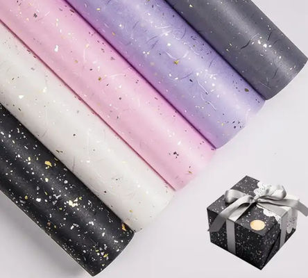 buy Waterproof Rolled Packaging Paper 60*60cm Flower Wrapping Paper Shinny online manufacture